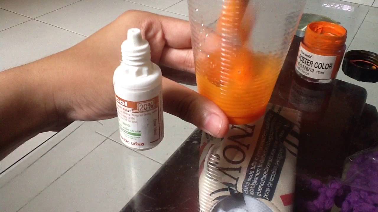 Làm slime bằng dd rơ miệng denicol💗💗💗💗💗