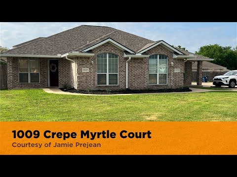 1009 Crepe Myrtle Court, College Station, TX home video tour