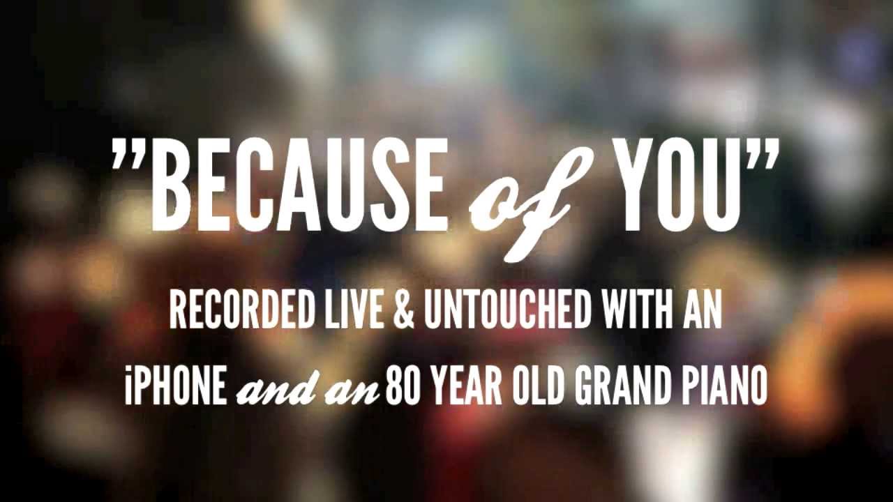 Because of You - Kelly Clarkson (Live Piano Cover by Jeremy Finlay)