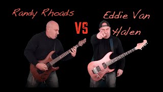 Randy Rhoads VS Eddie Van Halen (Guitar Riffs & Solo Battle)