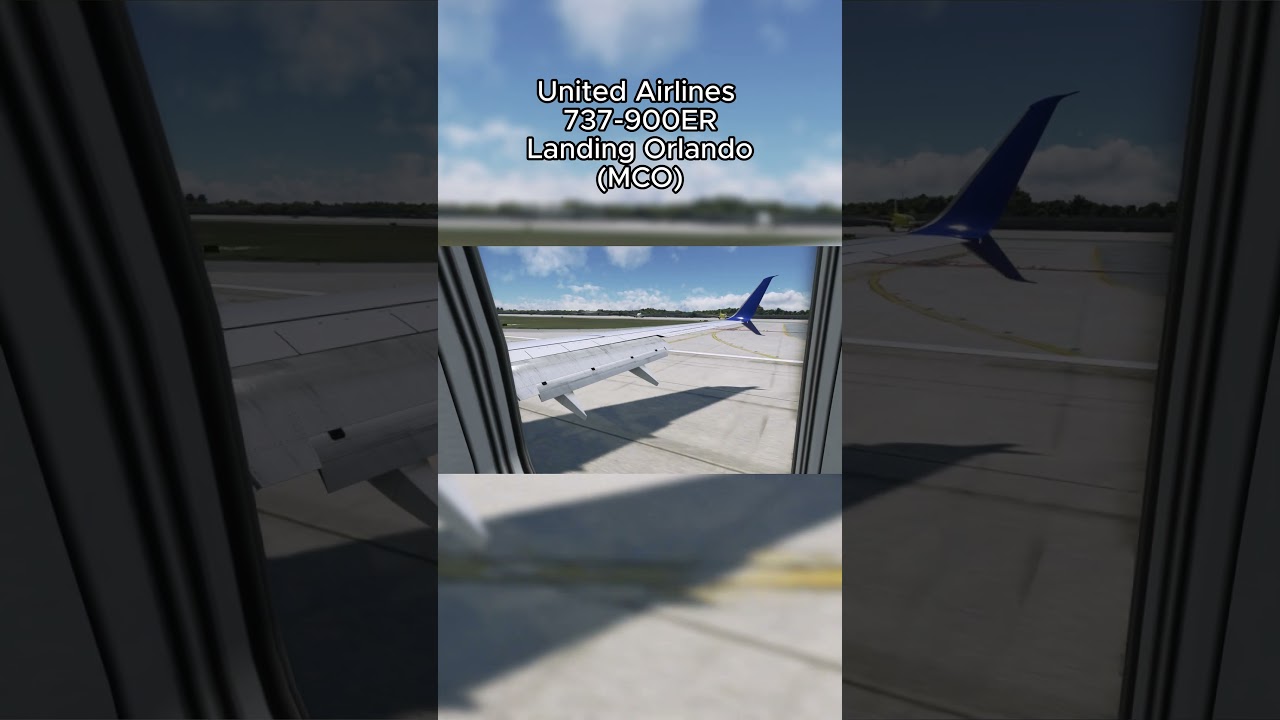 ULTRA REALISM | United Airlines 737-900 Landing Orlando (MCO) | Microsoft Flight Simulator 