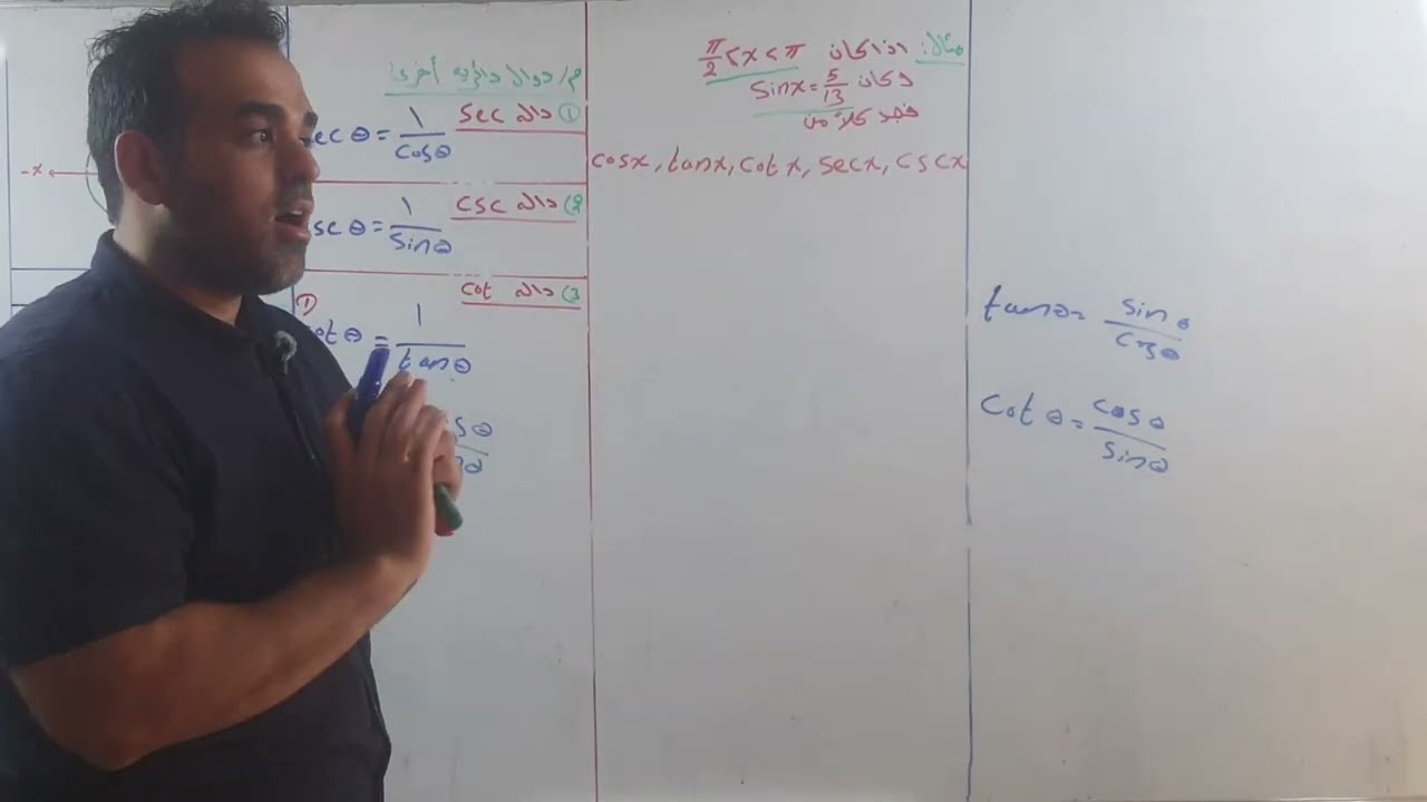 الأستاذ كرار الجابري \ رياضيات الخامس العلمي \ الفصل الرابع \ المحاضرة السادسة