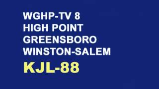 WGHP-TV 8, High Point NC - Late 1970s TV Code Bumper & Sign-Off Re-creation
