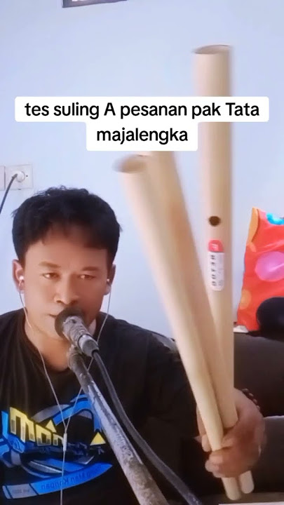 Tes suling bambu sebelum dikirim #dangdut #instrumental #music