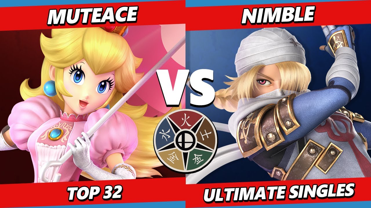 The Hokage Exams 2 - MuteAce (Peach) Vs. Nimble (Sheik) Smash Ultimate - SSBU
