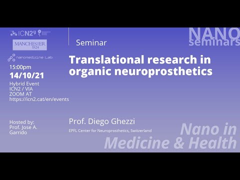 NanoSeminar: Translational research in organic neuroprosthetics