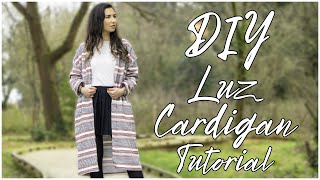 DIY SEW WITH ME  |  Luz Cardigan from FIBRE MOOD   |   Full Tutorial
