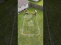 Man Turns Grass Into Giant Logo - Satisfying Lawn Art Transformation | Yard Design | #shorts