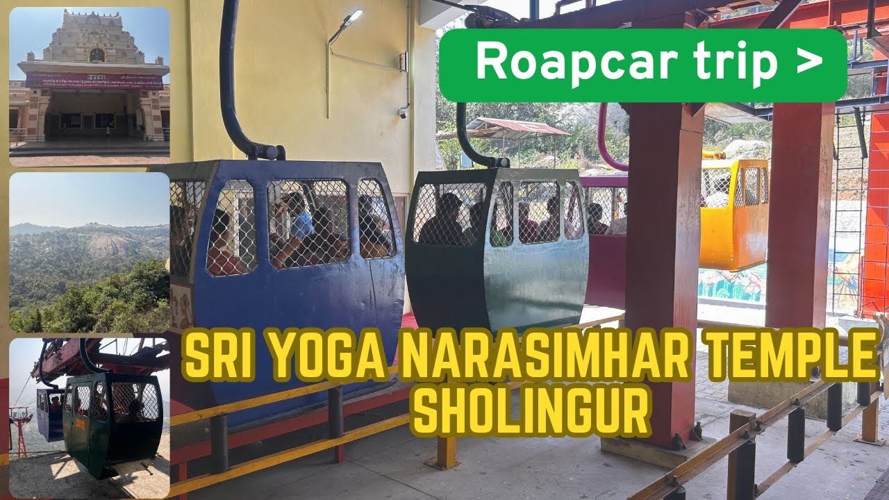 Sri Yoga Narasimhar Temple, Sholingur  – Miraculous Hilltop Temple with Rope Car Darshan !