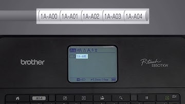 How to create serialized tubes/ labels [Brother Global Support]