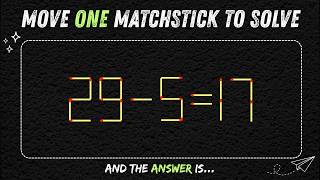 🧠 Ep:69 | Can You Solve These Matchstick Puzzles? 🔥|95% Fail on First Try! | Brain Teasers Challenge screenshot 5