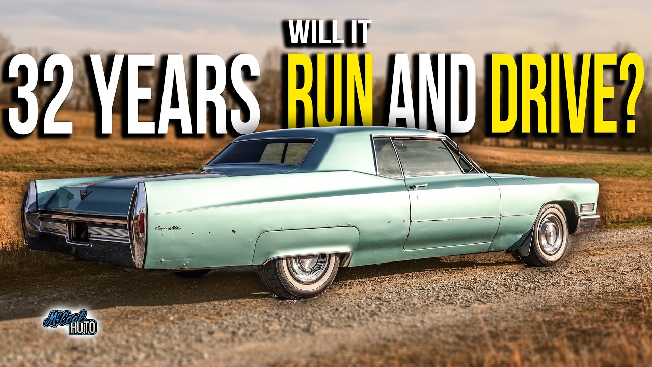 Will It Run and Drive After 32 Years? Original Owner 1968 Cadillac First Start!
