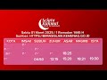 Jadwal Imsakiyah Puasa Ke-01 (Sabtu, 01 Maret 2025)