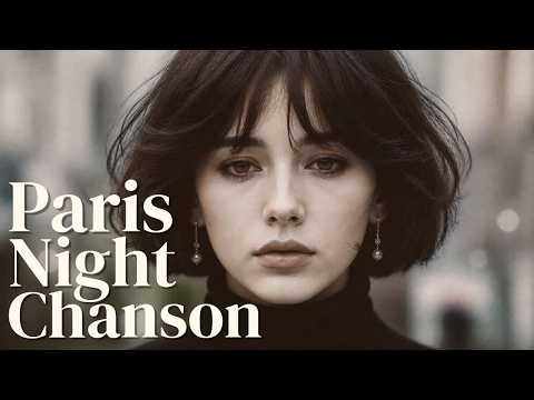 Vintage French Chanson Music 🇫🇷 Paris Night ✨ Relaxing Café Ambience ☕