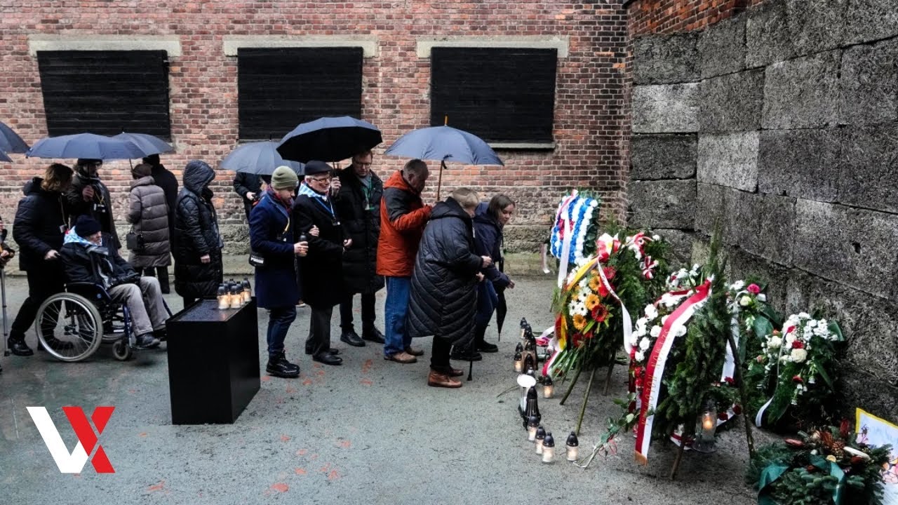 LIVE |  Survivors Commemorate Victims at Auschwitz’s Wall of Death | VERTEX