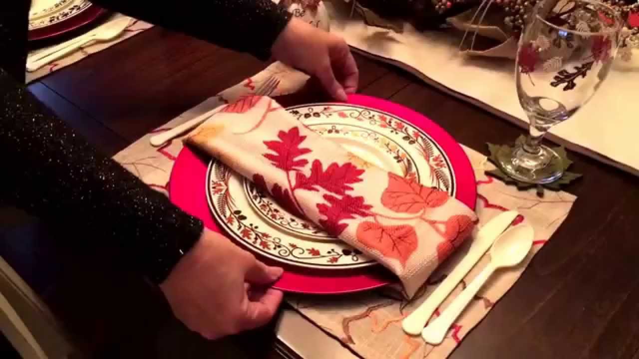 Some table décor ideas - YouTube