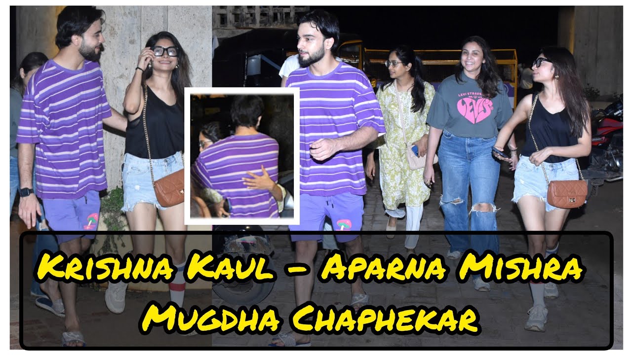 2/2 Krishna Kaul , Mugdha Chaphekar ,Aparna Dixit and Khyaati Night out PRanbir | Kum Kum Bhagya