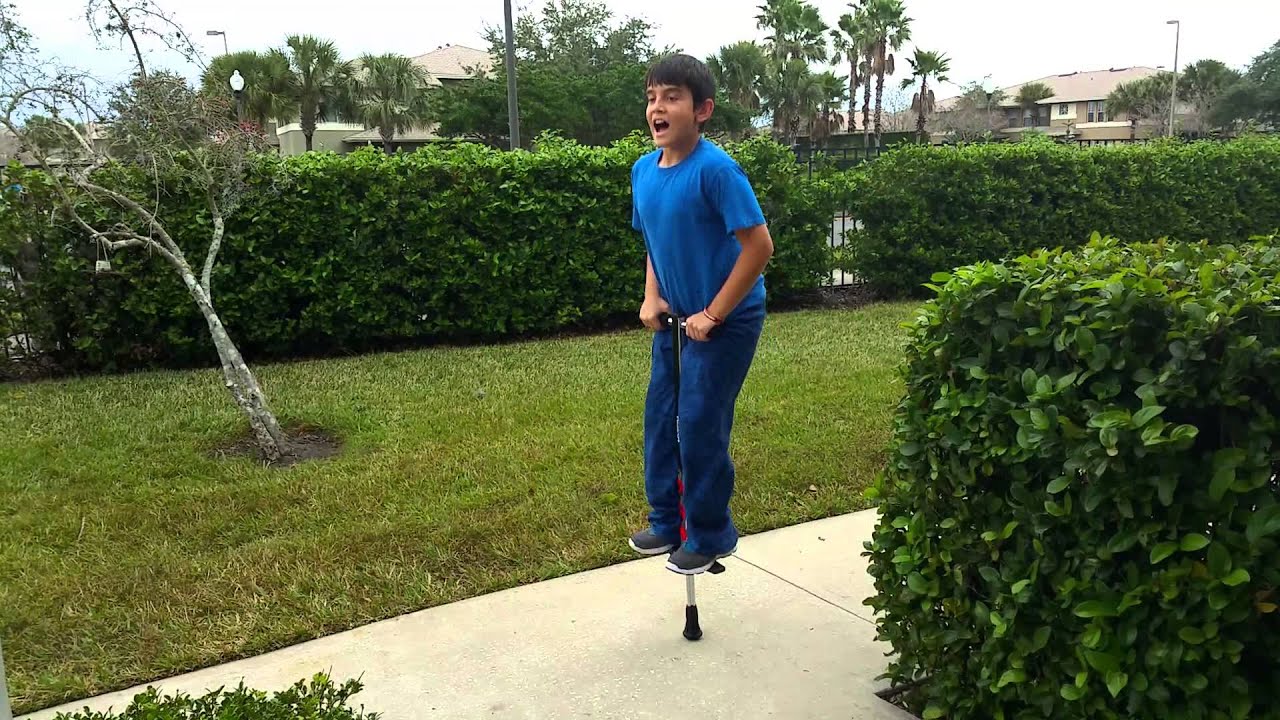 Niko's new Razor pogo stick! YouTube