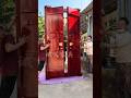 Red Rosewood Door | Nature’s Beauty, Crafted by Time #traditionalcraftsmanship #ubdiy #viralvideo