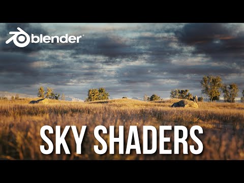 Using the SKY SHADERS in Blender