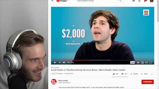 PewDiepie Reacts to How Much Money David Dobrik Makes