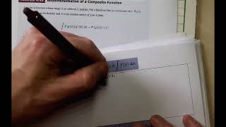 CBC MTH 1501 4.5 Example #3 Find Indefinite Integral