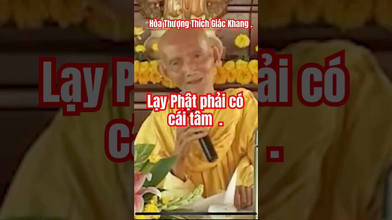 Lạy Phật phải có cái tâm !