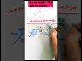 Interior Angles And Exterior Angles || Lines And Angles || #shorts
