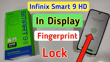 infinix smart 9 hd in display fingerprint lock / infinix smart 9 hd me fingerprint lock kaise lagaye