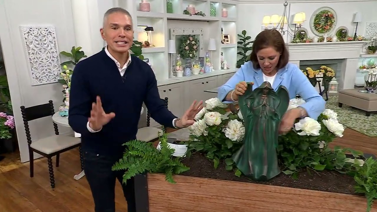 23.5" Oversized Angel Figure by Valerie on QVC