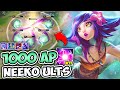 DON'T STAND IN THE NEEKO ULT OR YOU'LL DIE INSTANTLY (1000 AP NEEKO) - League of Legends