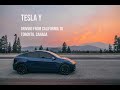 Driving the Tesla Y from California to Toronto, Canada + Tesla Camping !!! -  Episode 1