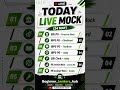 Today Live mock update 💥#sbi#sbipo #sbiclerk #2026#livemocktest#ibps #ibpspo#viral#ssc#rbiassistant