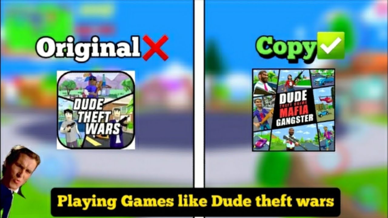 Playing Games that copy Dude theft wars (Part 1)