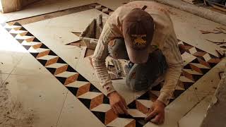 شاهد كيفية تركيب الزواقات السيراميك الزواقة See how to install ceramic Ziway tilesالزليجamazing faie
