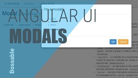 Bossable.com - MEAN Stack: 19 - Using an Angular UI Modal to Update Customers
