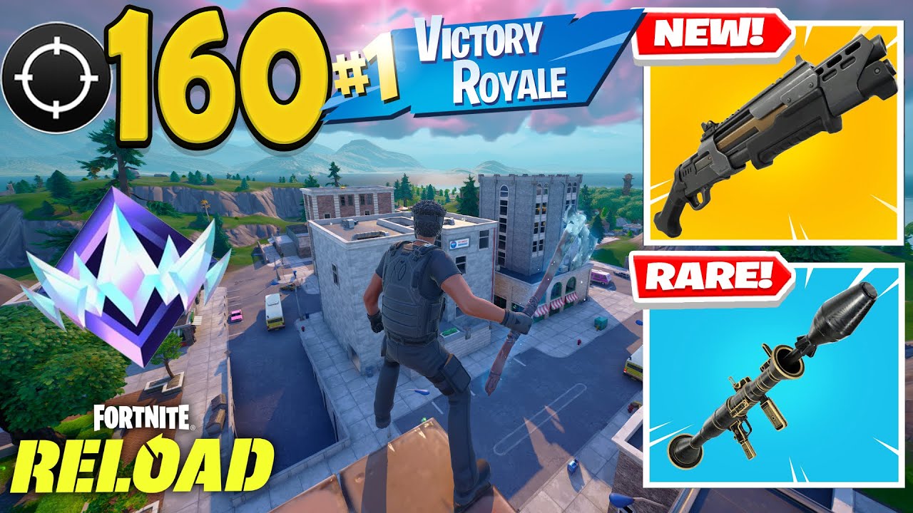 160 Elimination "RANKED RELOAD” Gameplay Wins (Fortnite Chapter 7 Keyboard & Mouse)