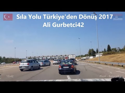 Sila Yolu Izin Yolu 2017 Türkiye den Dönüs - TR (Konya) - BG - SRB - HRV - SLO - A - D ( Frankfurt )