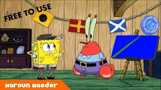 Mr. Krabs Messes Up His Painting Due To Spongebob Blue Screen