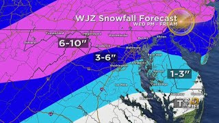 Bob Turk Is Tracking The Potential For Winter Weather In Maryland Thursday