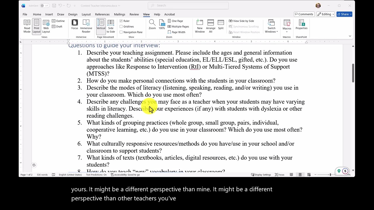 ED 4737/5737: Interview Assignment Instructions