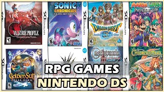 TOP 40 BEST RPG GAMES ON NINTENDO DS || NINTENDO DS GAMES