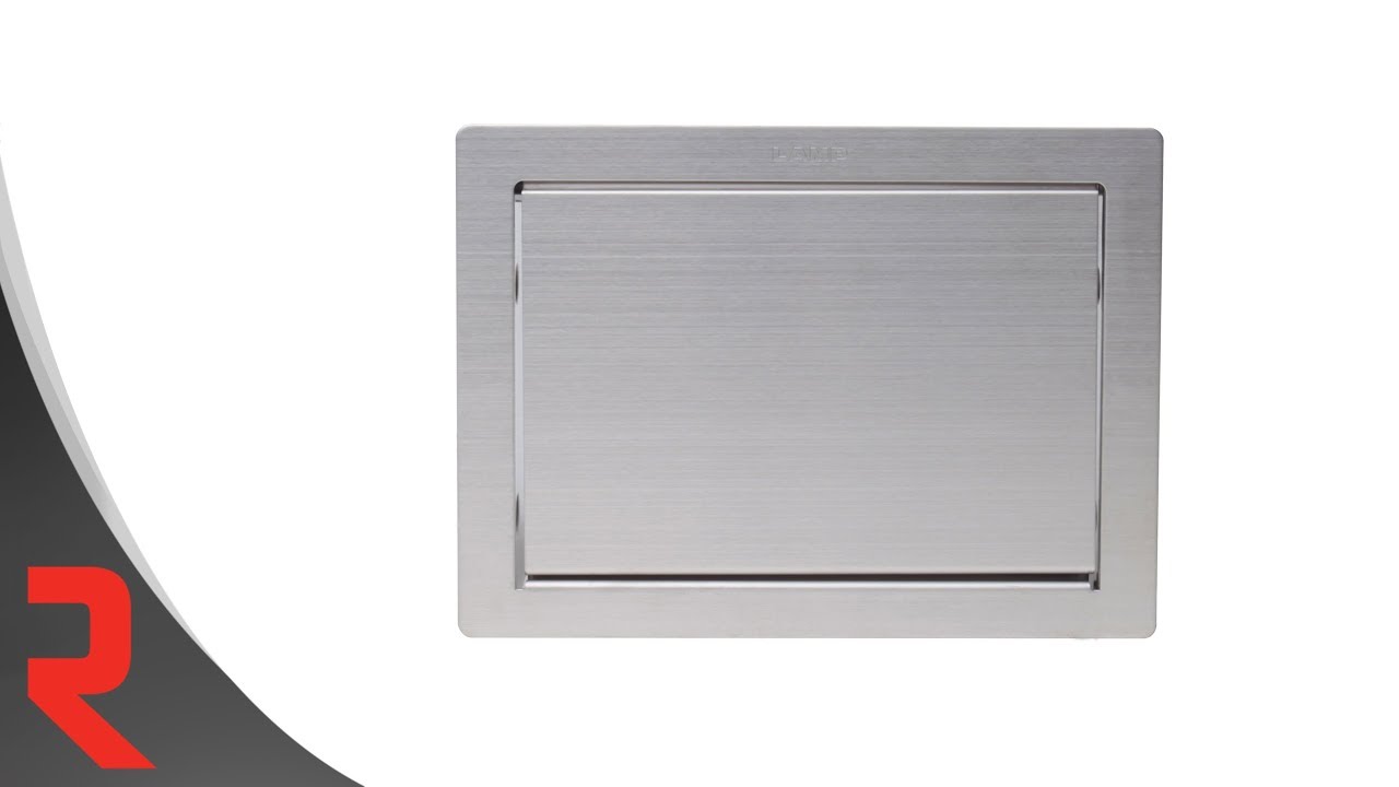 Rectangular Trash Chute with Lid YouTube