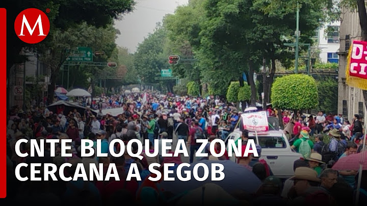Pressure intensifies: CNTE takes over the entrances to the Ministry of the Interior (Segob)