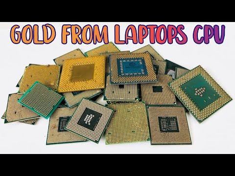 Extracted Gold from