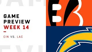 Cincinnati Bengals vs. Los Angeles Chargers | Week 14 Game Preview | NFL Playbook
