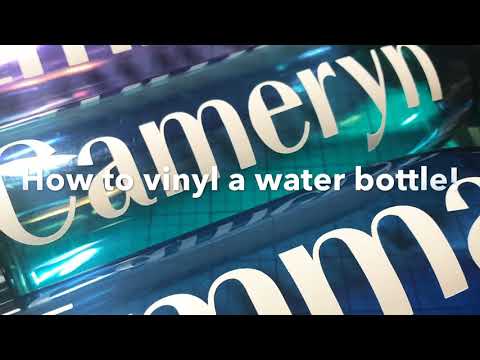How to vinyl a water bottle!