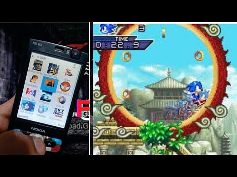 Sonic Game, Nokia n95 Gaming, N series#sonicdash #retroboy
