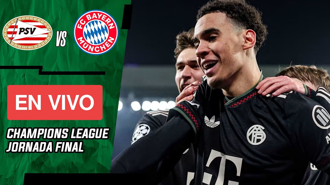 ⚽ EL BAYERN MUNICH DE LUIS DIAZ CONSIGUIÓ UN GRAN TRIUNFO DE VISITANTE ANTE EL PSV