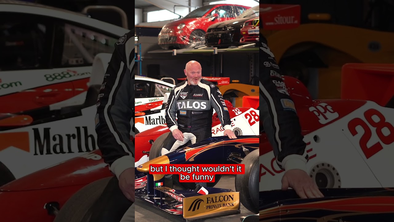 Strongman VS Ex-Professional Driver | Indy VS F1 Car Size Comparison #talos #motorsport #f1 #indycar